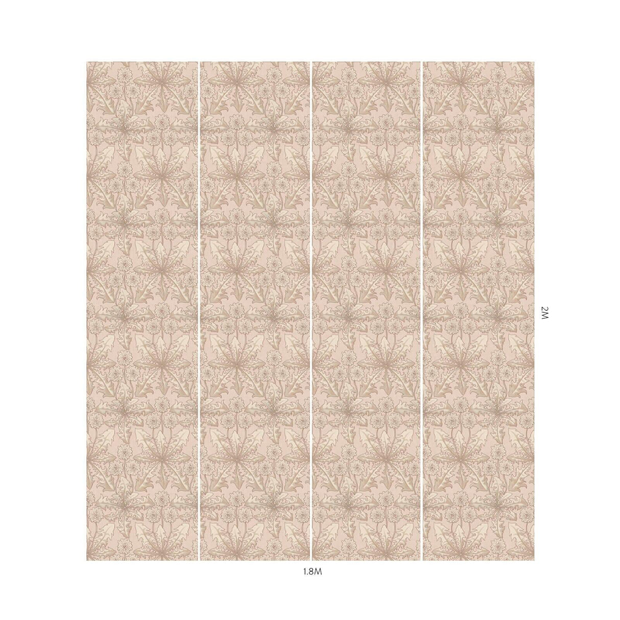 House of Hackney TARAXA Wallpaper - Phlox (9'10" - full height)