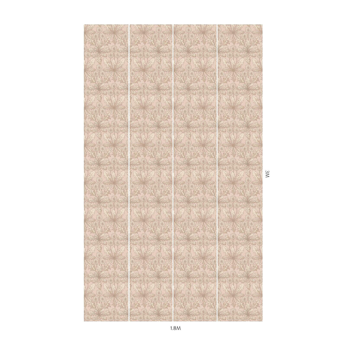 House of Hackney TARAXA Wallpaper - Phlox (9'10" - full height)