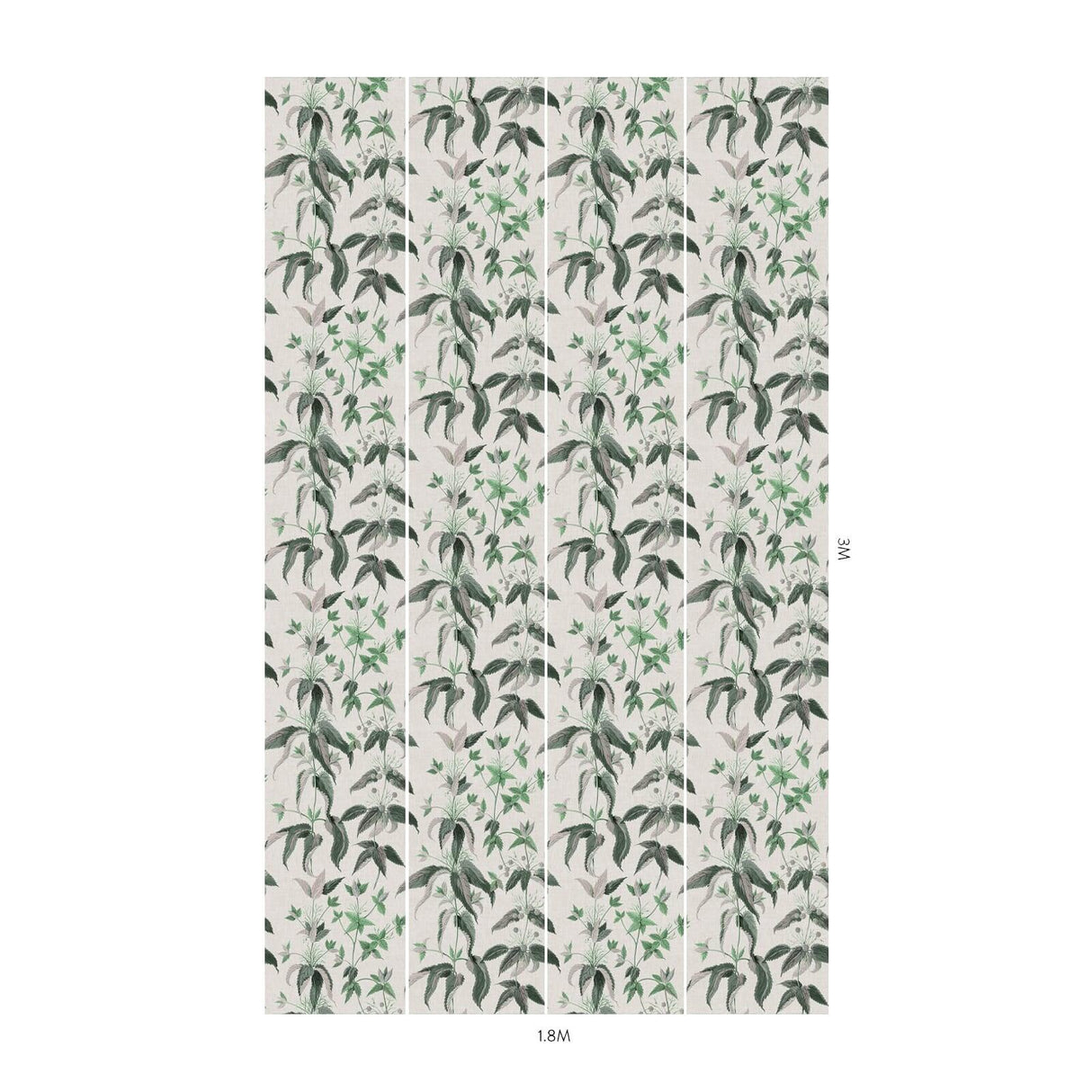 House of Hackney URTICA Wallpaper - Cirrus (9'10" - full height)