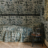 House of Hackney URTICA Wallpaper - Myrtle Stripe (9'10" - full height)