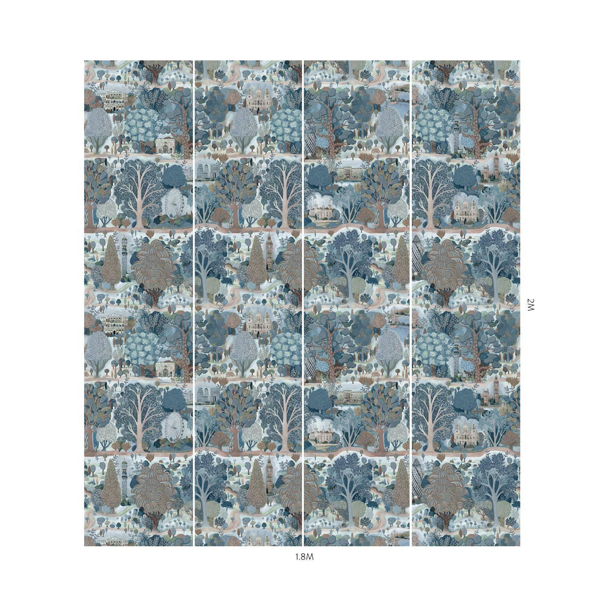 House of Hackney UTOPIA Wallpaper - Autumn (9'10" - full height)