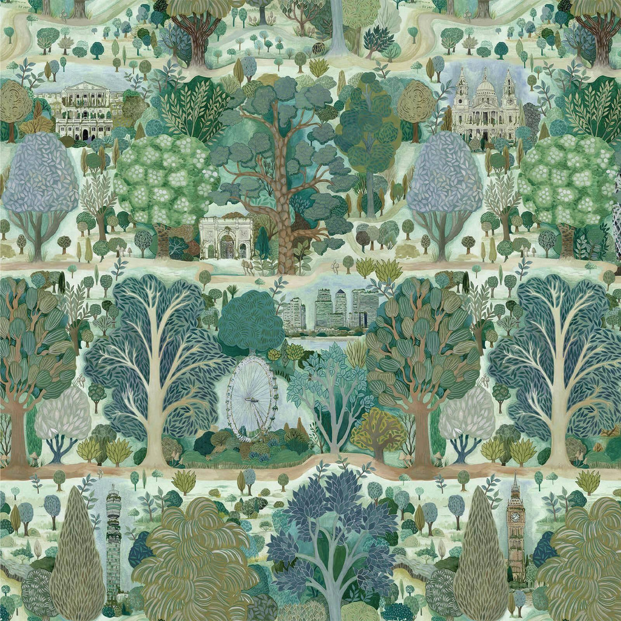 House of Hackney UTOPIA Wallpaper - Spring (9'10" - full height)