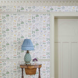 House of Hackney VOYSEY'S GARDEN MAGNA Wallpaper - Off White (9'10" - full height)