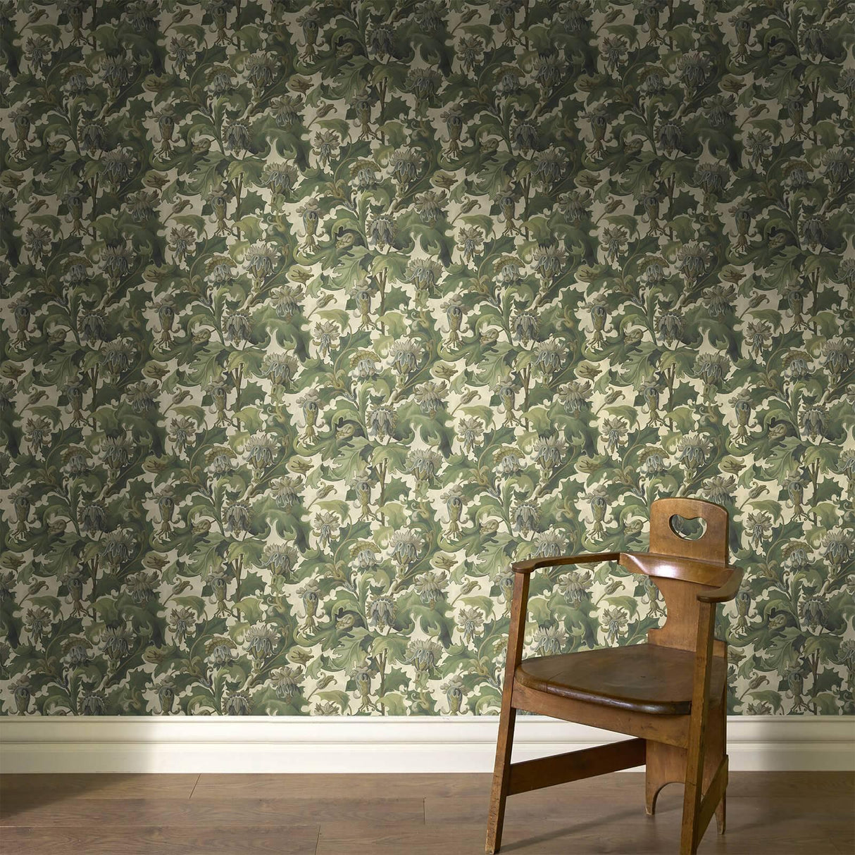 House of Hackney VESPERTINE Wallpaper - Ecru (9'10" - full height)