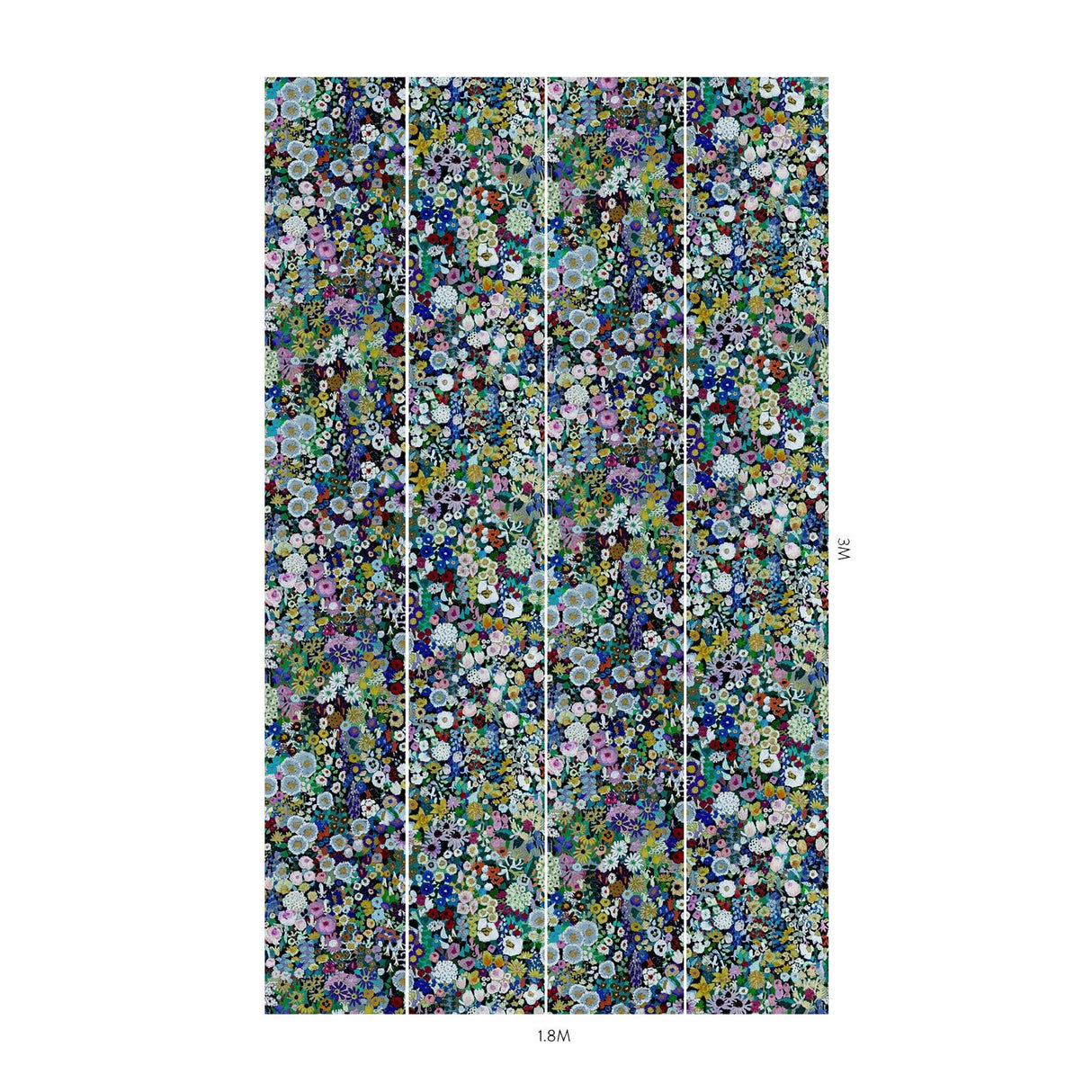 House of Hackney WOODSTOCK Wallpaper - Meadow (9'10" - full height)