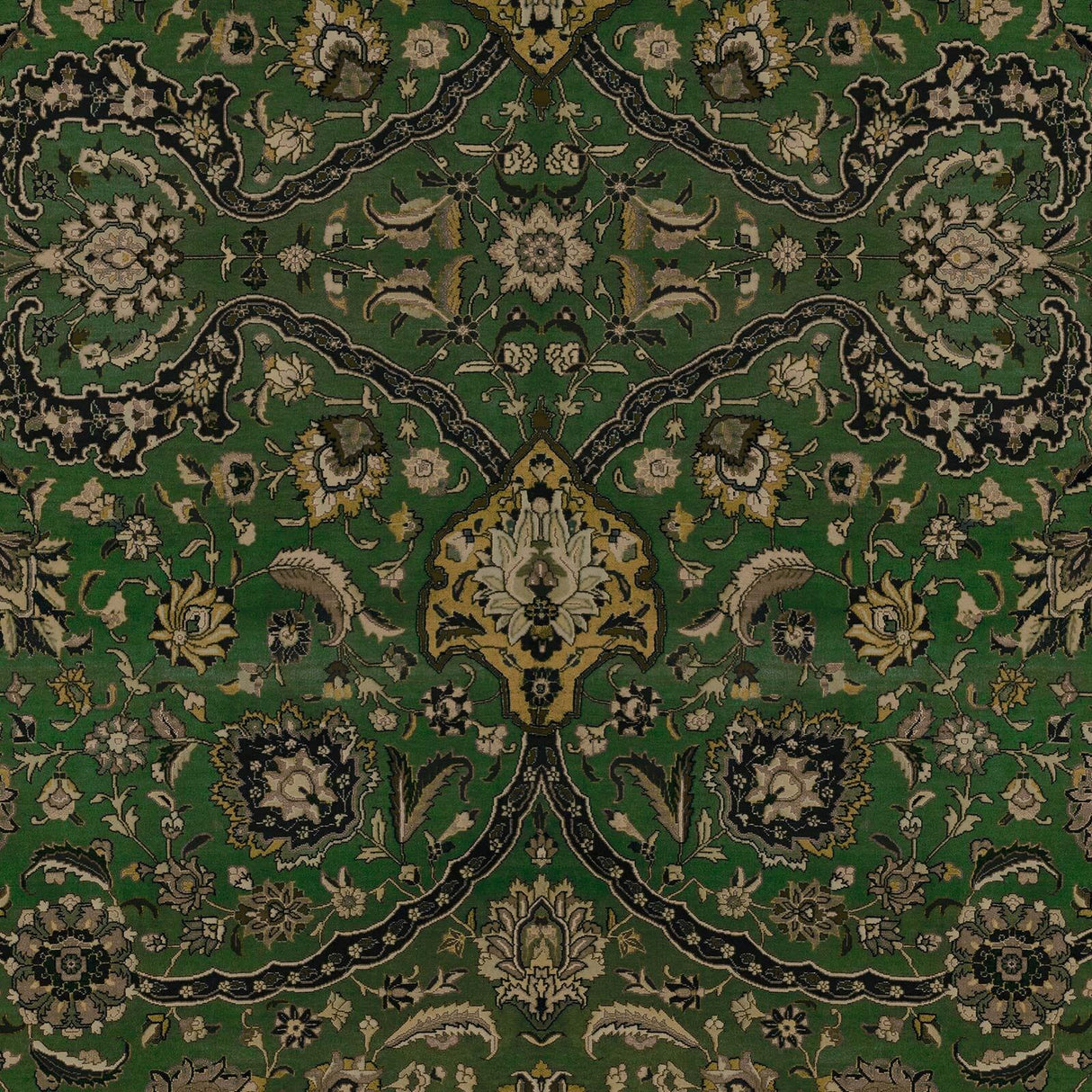 House of Hackney ZANJAN Wallpaper - Juniper Green (9'10" - full height)