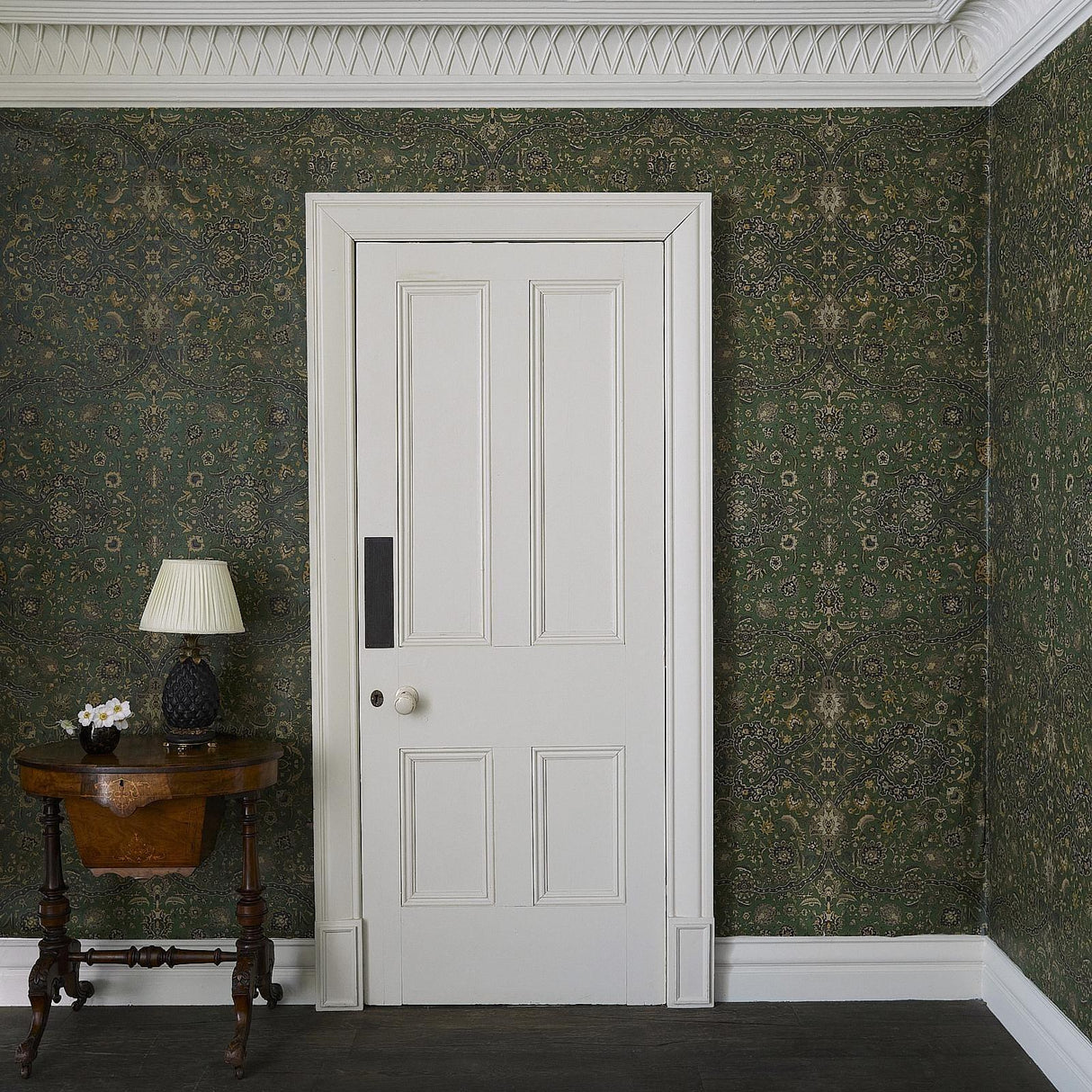 House of Hackney ZANJAN Wallpaper - Juniper Green (9'10" - full height)