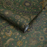 House of Hackney ZANJAN Wallpaper - Juniper Green (9'10" - full height)