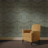 House of Hackney ZANJAN Wallpaper - Sapphire (9'10" - full height)
