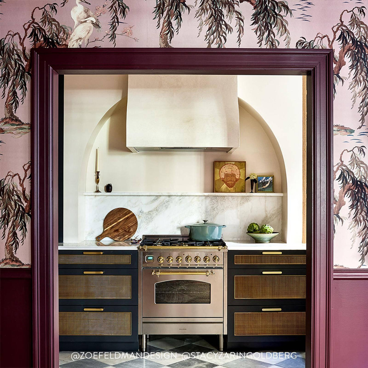 House of Hackney ZEUS Wallpaper - Blush (9'10" - full height)