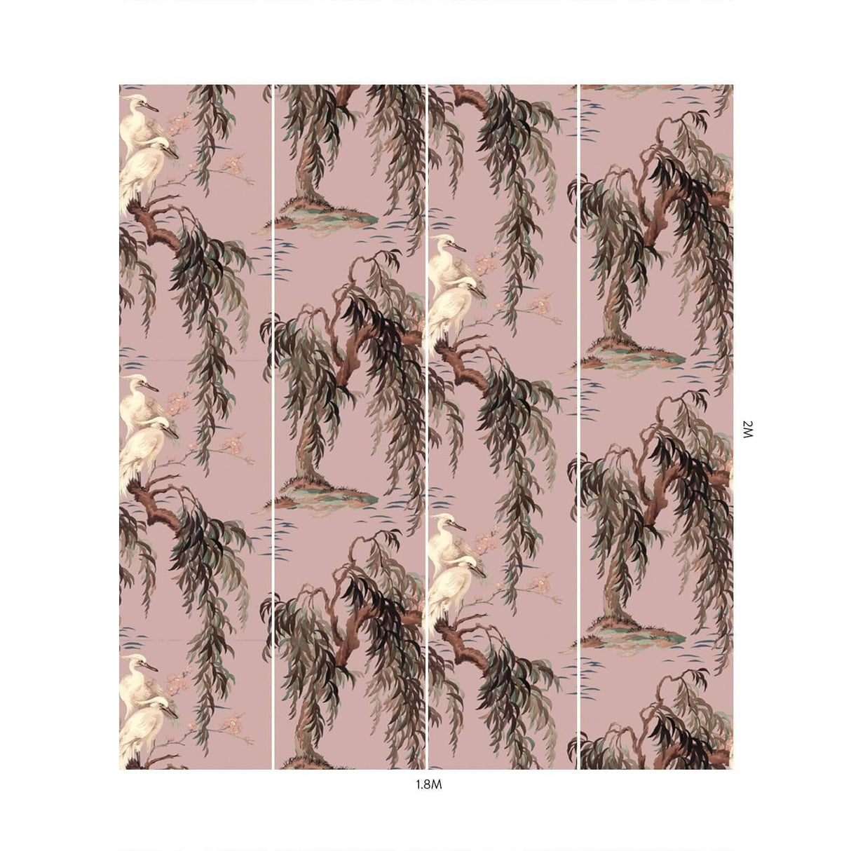 House of Hackney ZEUS Wallpaper - Blush (9'10" - full height)