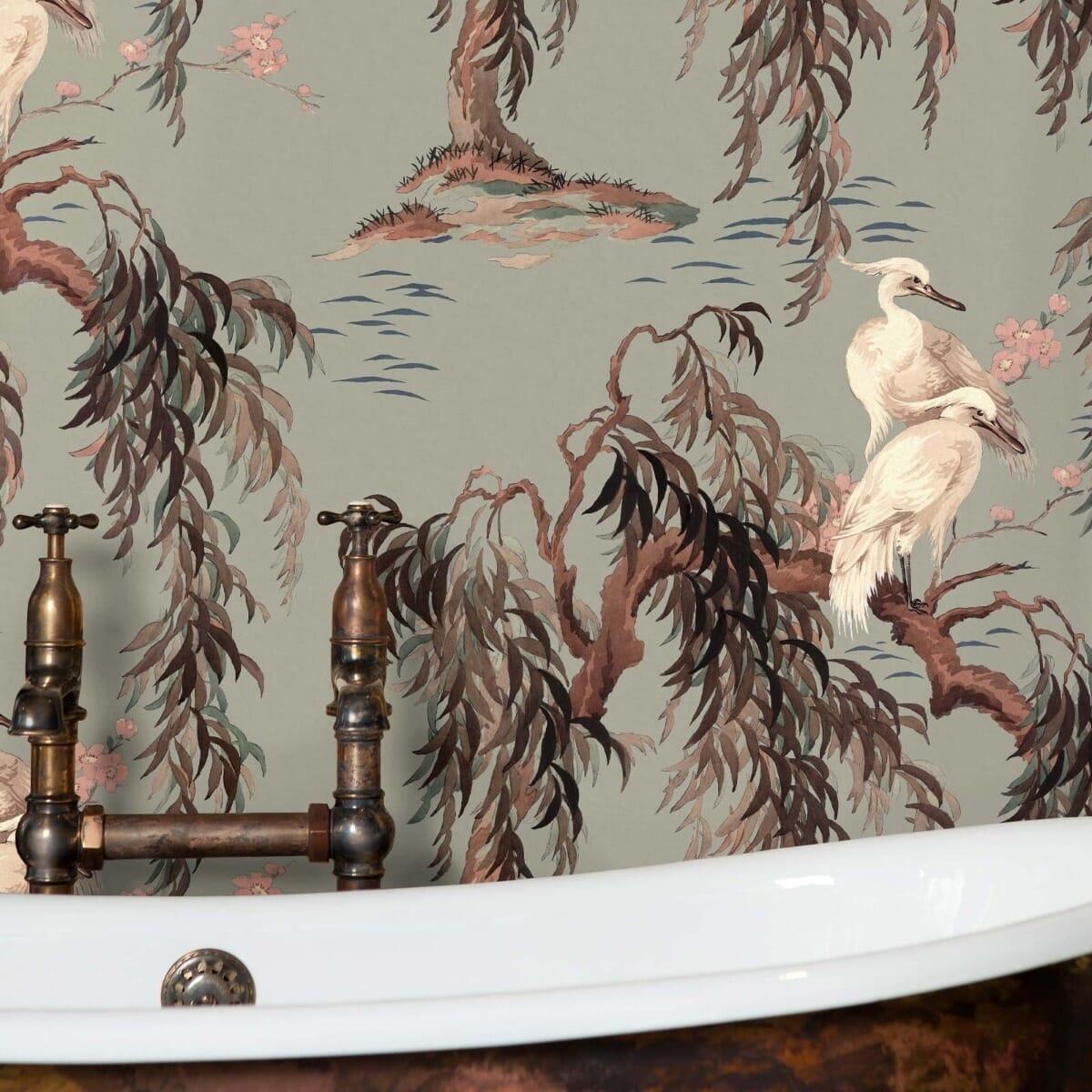 House of Hackney ZEUS Wallpaper - Eau De Nil (9'10" - full height)
