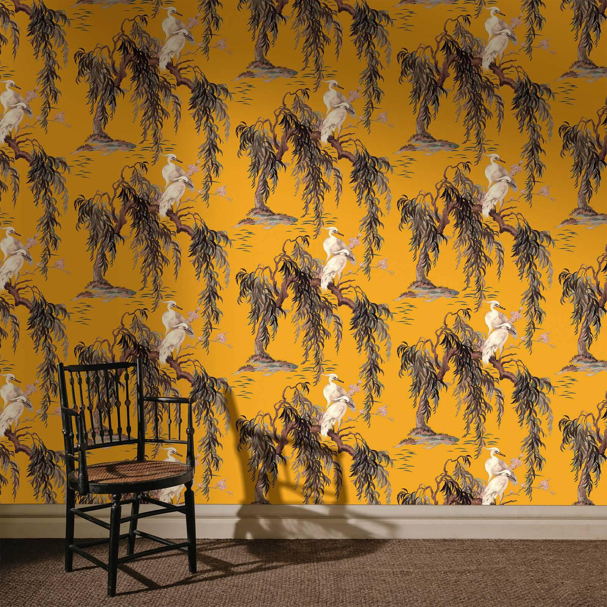 House of Hackney ZEUS Wallpaper - Ochre (9'10" - full height)