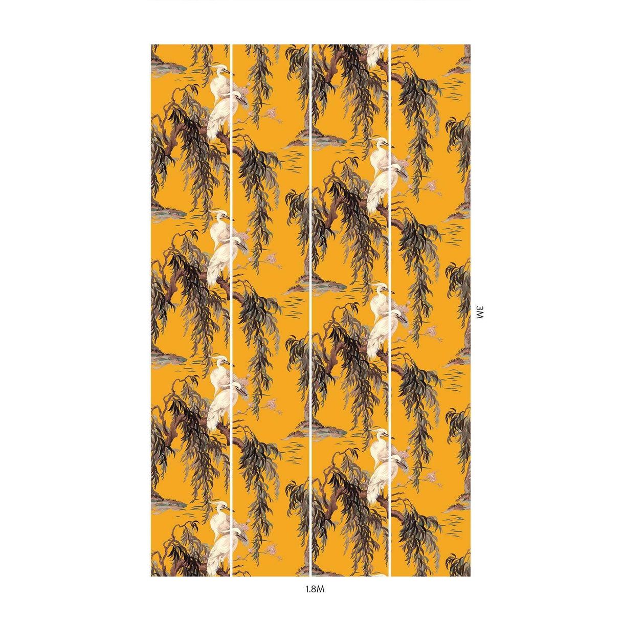 House of Hackney ZEUS Wallpaper - Ochre (9'10" - full height)