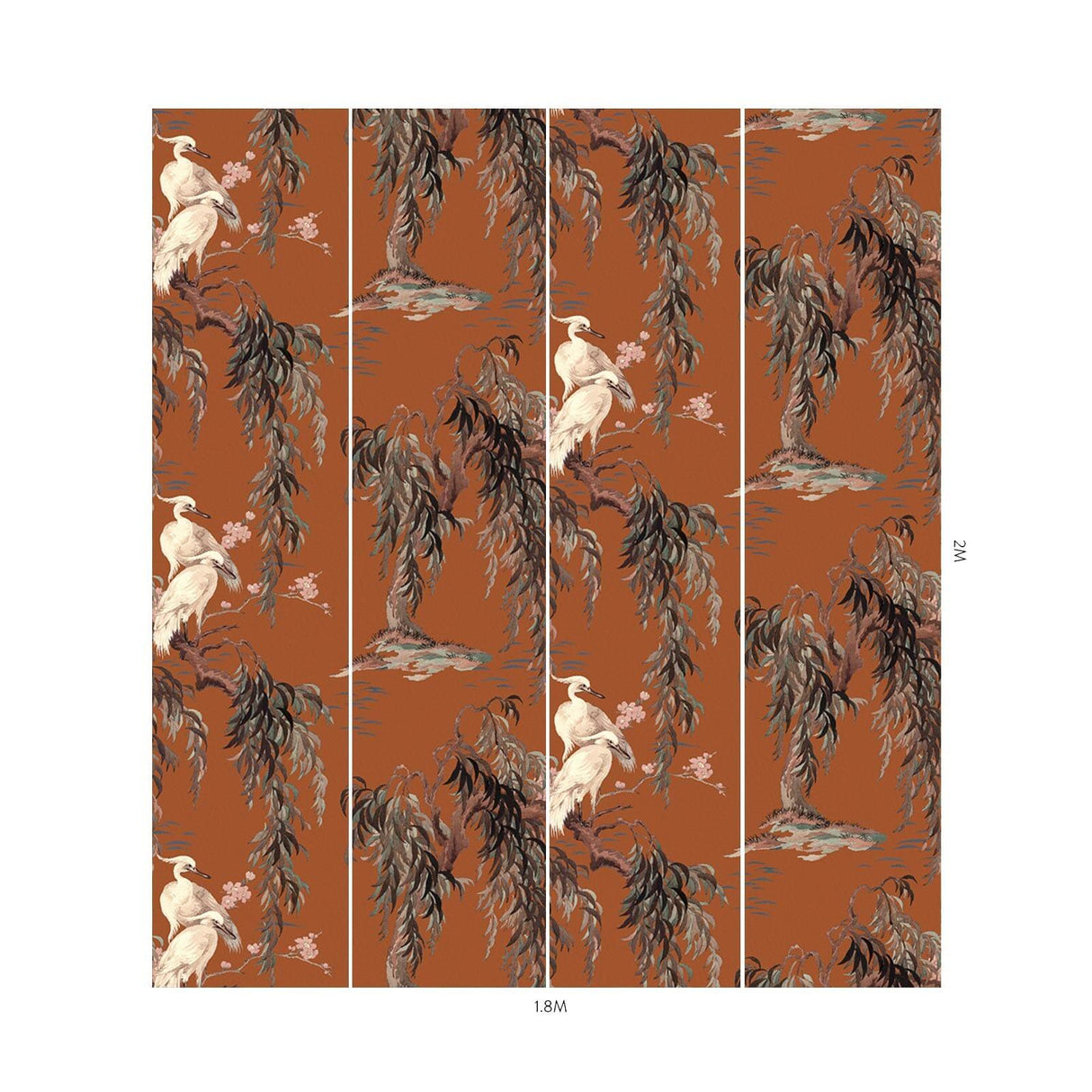 House of Hackney ZEUS Wallpaper - Tobacco (9'10" - full height)