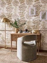Old World Weavers Central Park Wallcovering Flax Wallpaper