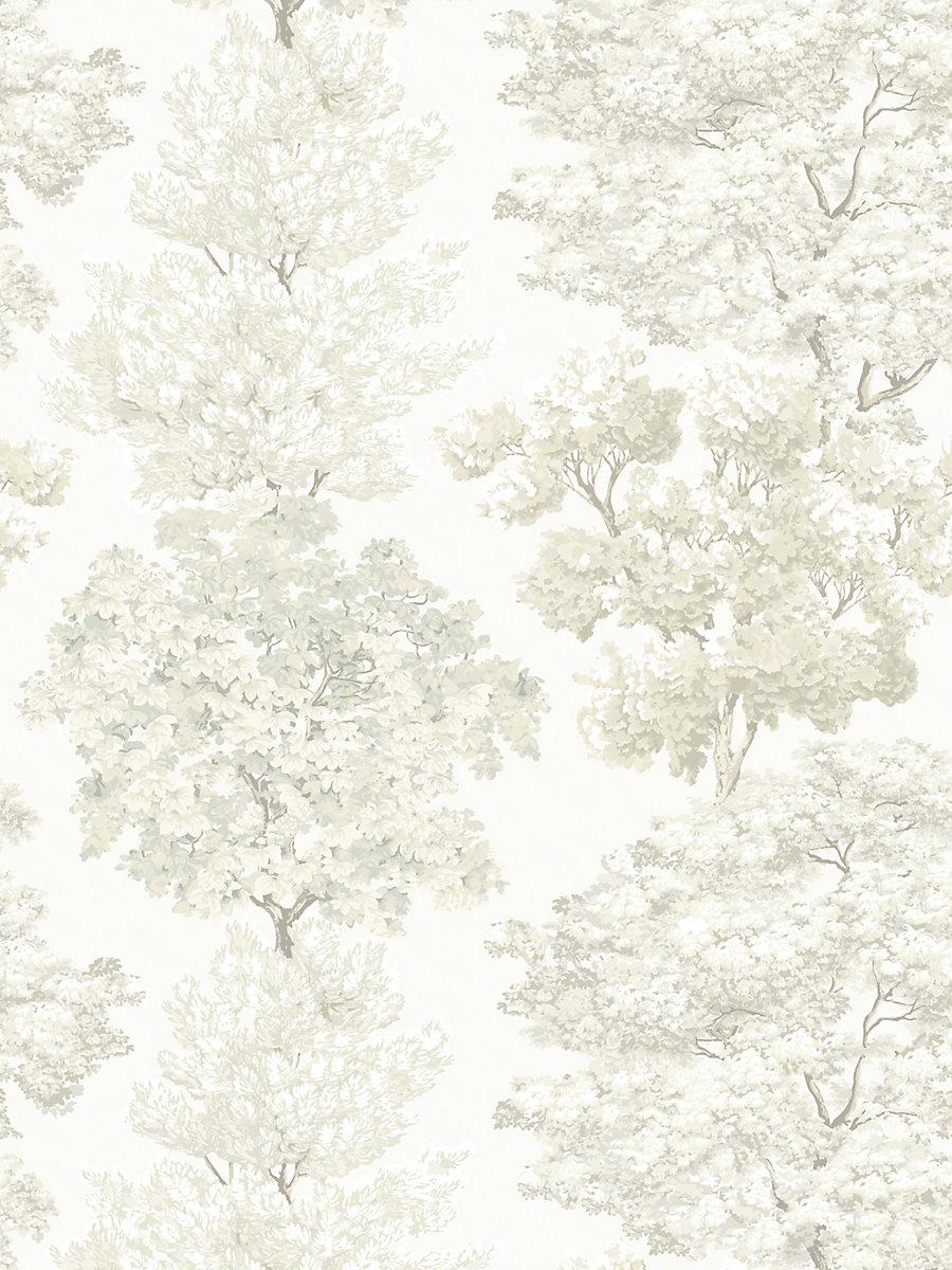 Old World Weavers Central Park Wallcovering Ivory Wallpaper
