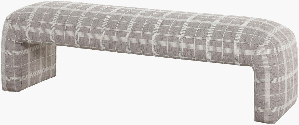 Surya Belva BLVA-001 18"H x 60"W x 17"D Bench/Ottoman/Stool