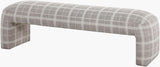 Surya Belva BLVA-001 18"H x 60"W x 17"D Bench/Ottoman/Stool