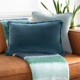 Surya Washed Cotton Velvet WCV-007 22"L x 22"W Pillow