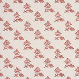 Schumacher Torbay Hand-Block Print Persimmon Fabric