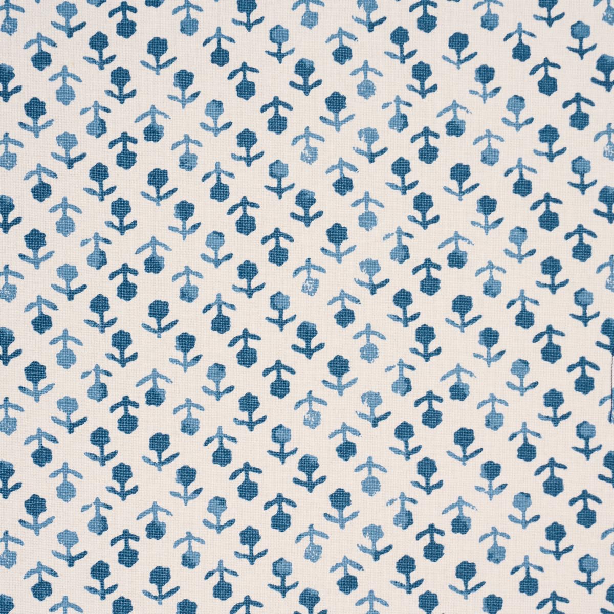 Schumacher Beatriz Handprint Cobalt Fabric