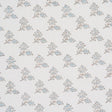 Schumacher Torbay Hand-Block Print Sky Fabric