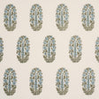 Schumacher Askandra Flower Aquamarine Fabric