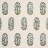 Schumacher Askandra Flower Aquamarine Fabric