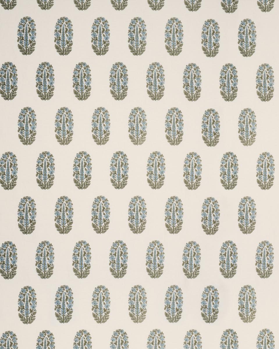 Schumacher Askandra Flower Aquamarine Fabric