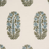 Schumacher Askandra Flower Aquamarine Fabric