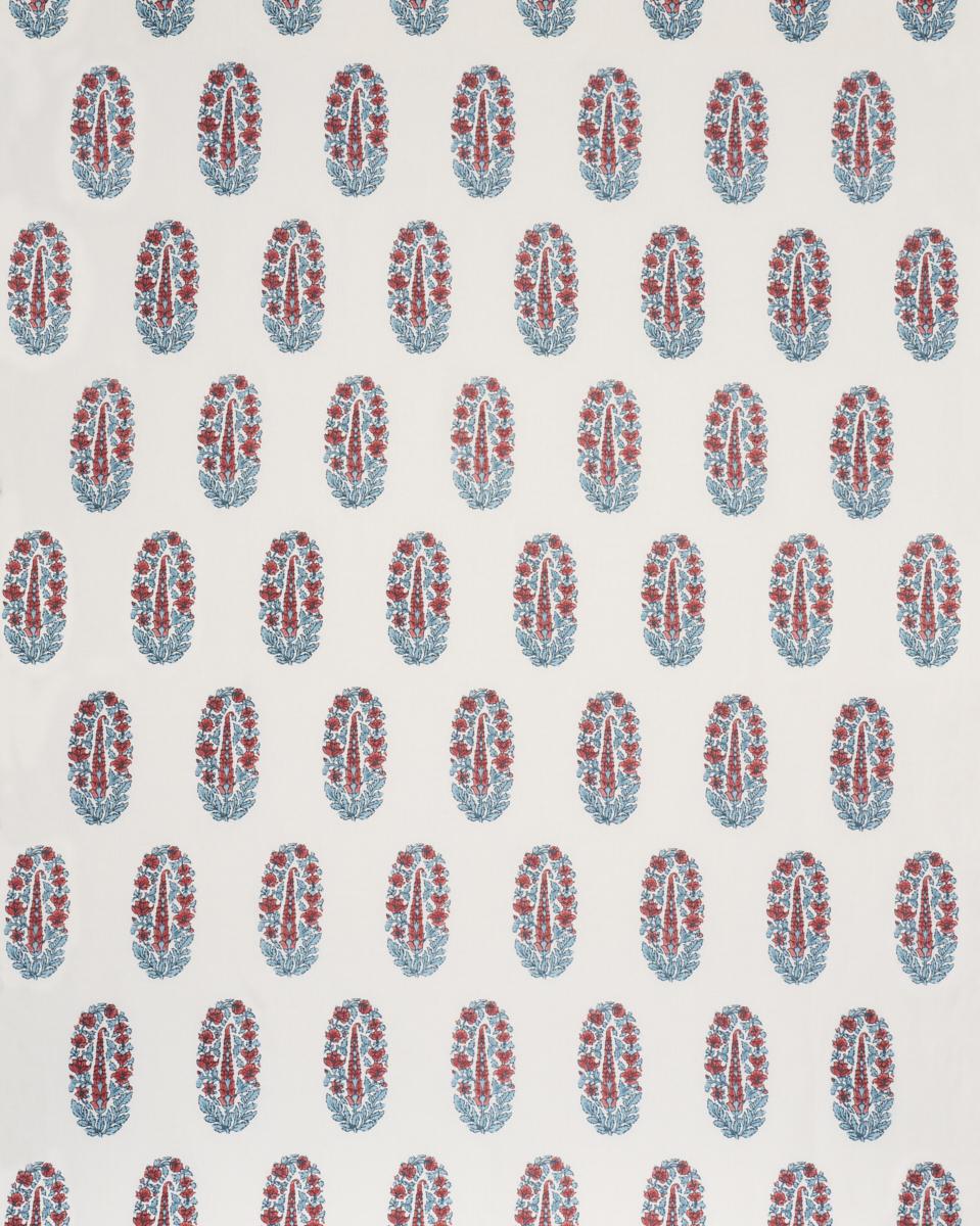 Schumacher Askandra Flower Ruby Fabric