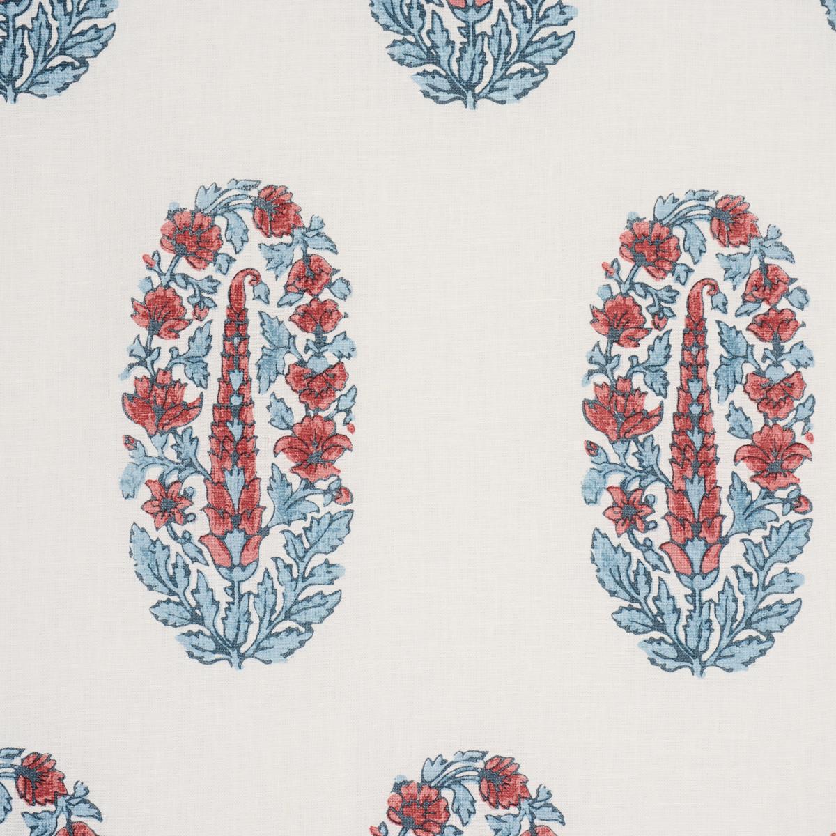 Schumacher Askandra Flower Ruby Fabric
