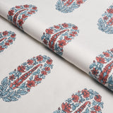 Schumacher Askandra Flower Ruby Fabric