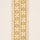 Schumacher Amira Hand-Block Print Ochre Fabric