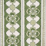 Schumacher Amira Hand-Block Print Green Fabric