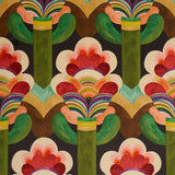 Schumacher Fleur Indienne Velvet Cinnabar Fabric