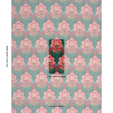 Schumacher Fleur Indienne Velvet Rose Fabric