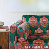 Schumacher Fleur Indienne Velvet Rose Fabric