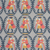 Schumacher Country Gentleman Blue Fabric