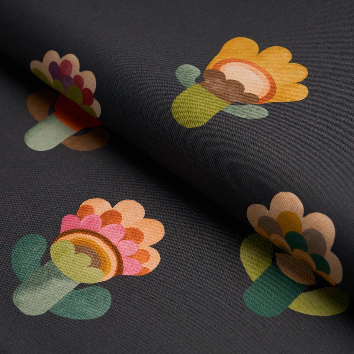 Schumacher Le Jardin Night Fabric