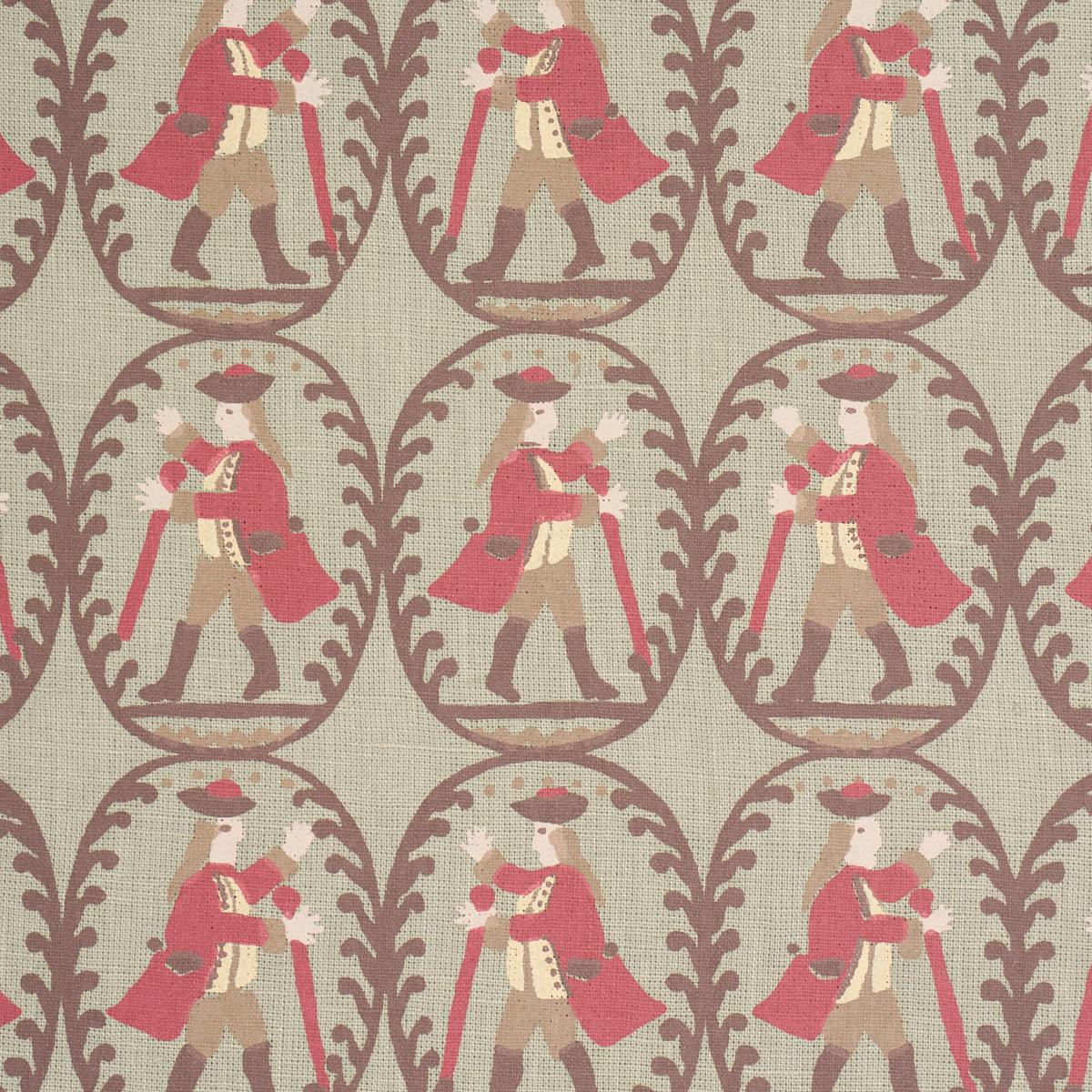 Schumacher Country Gentleman Green Fabric