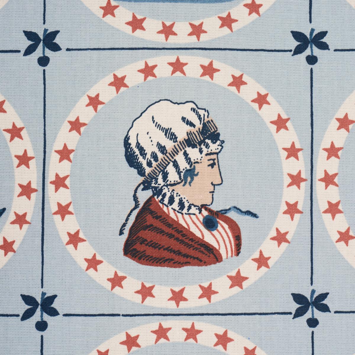 Schumacher George Washington Sky Fabric