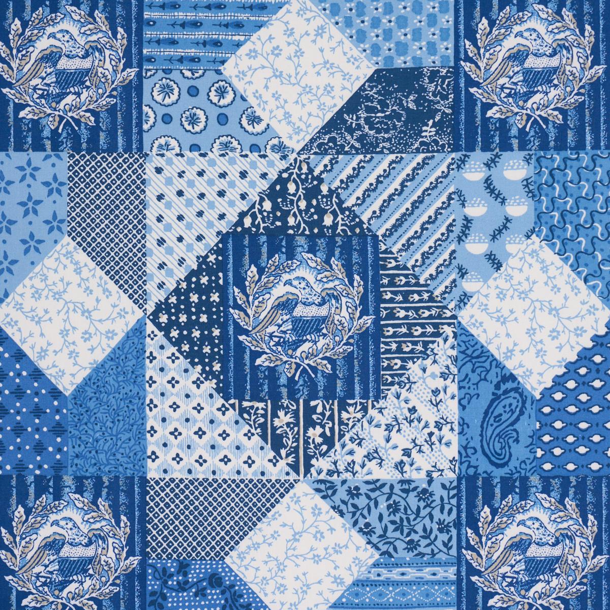 Schumacher Variable Star Blue Fabric
