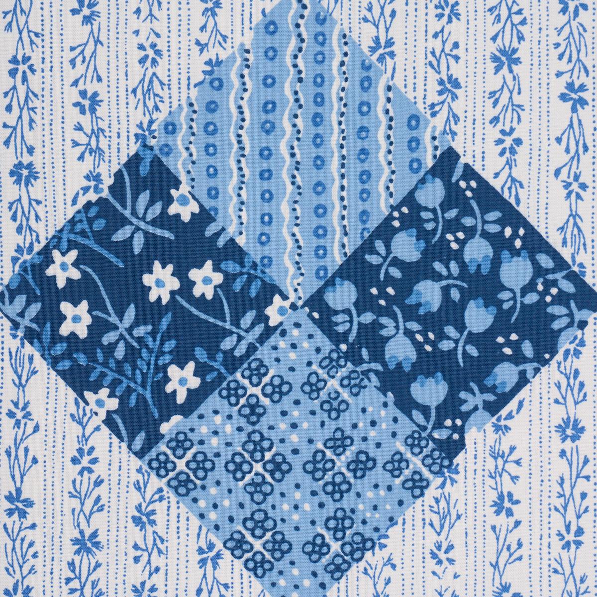 Schumacher Variable Star Blue Fabric