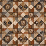 Schumacher Variable Star Sepia Fabric