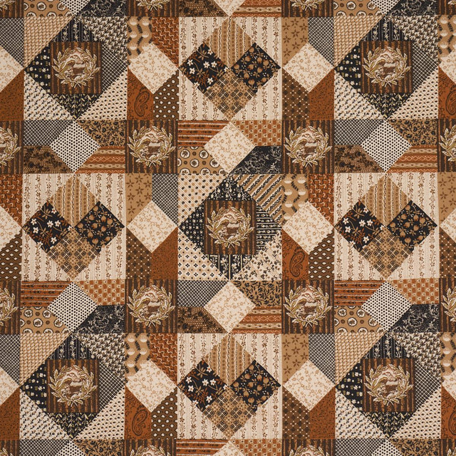 Schumacher Variable Star Sepia Fabric