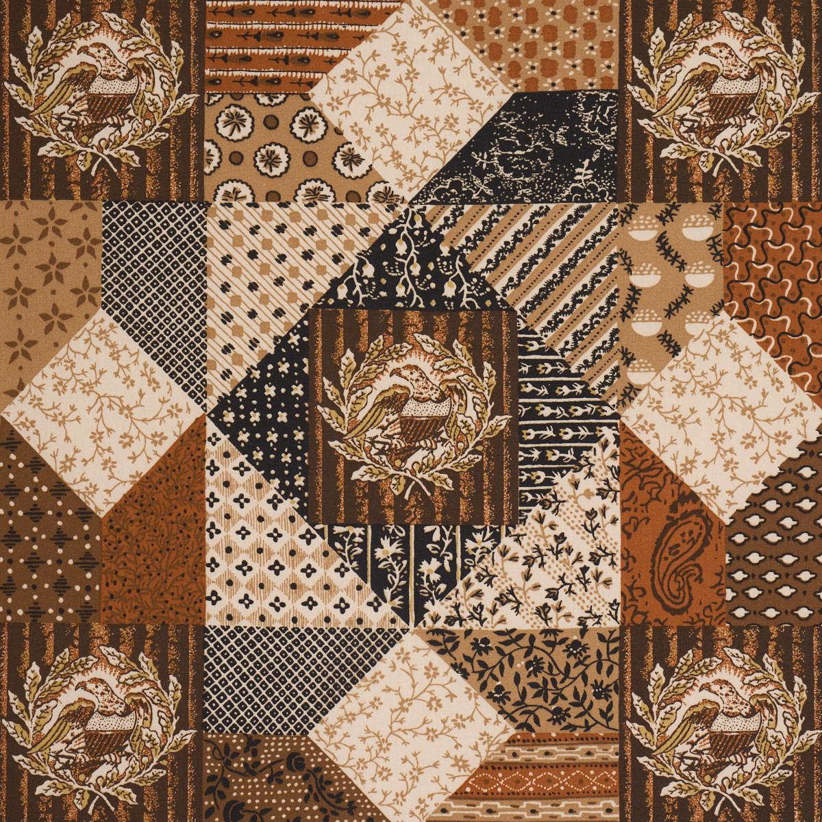Schumacher Variable Star Sepia Fabric