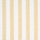 Schumacher Mahdavi Stripe Hand-Block Print Yellow Fabric