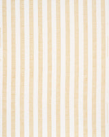 Schumacher Mahdavi Stripe Hand-Block Print Yellow Fabric
